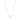 The knot mini Halsband Silver