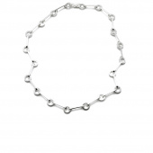 Ring Chain Necklaces Silver