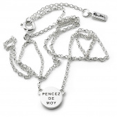 Mini Pencez De Moy Necklaces Silver 42-45 cm