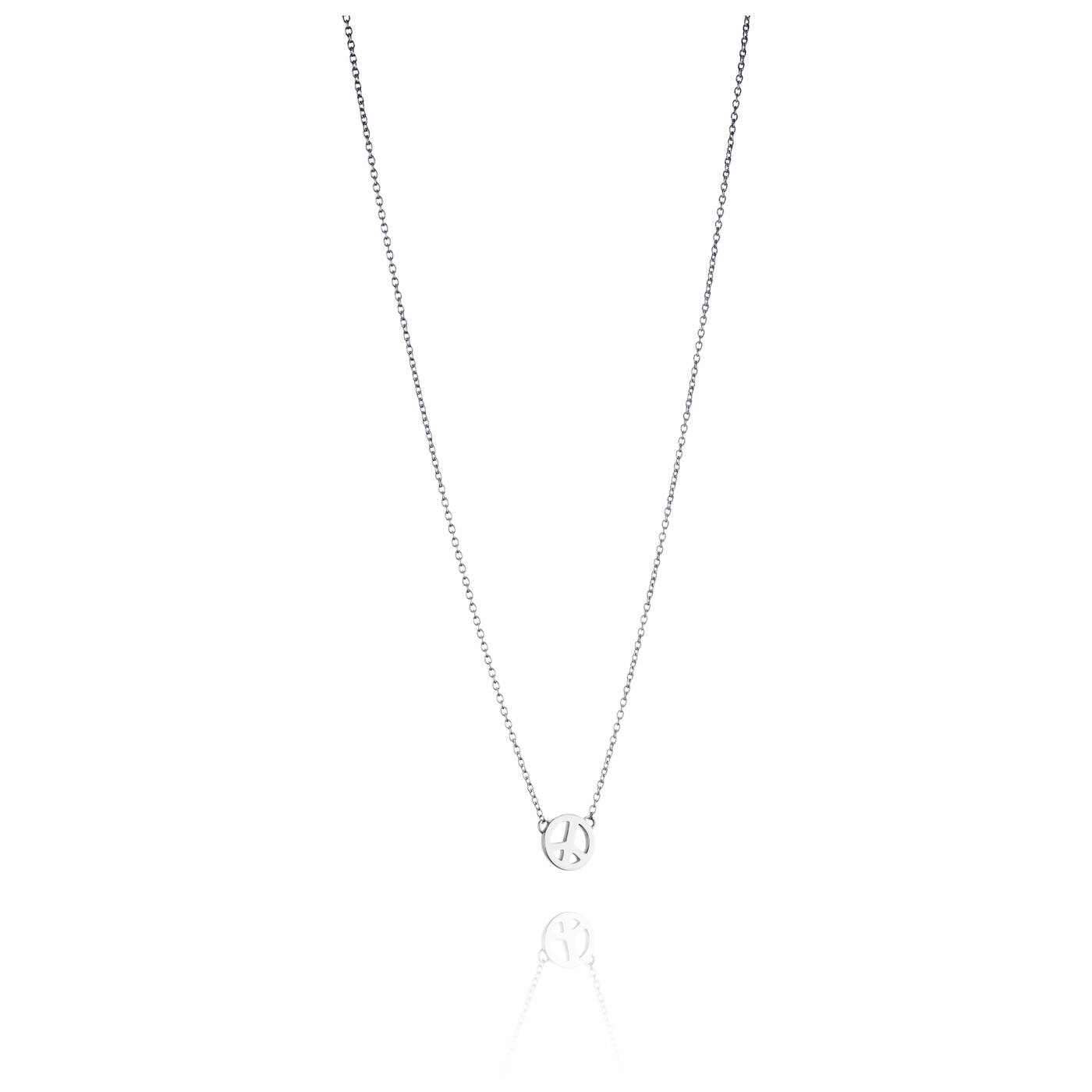Mini Peace Necklaces Silver 42-45 cm