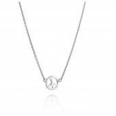 Mini Peace Necklaces Silver 42-45 cm
