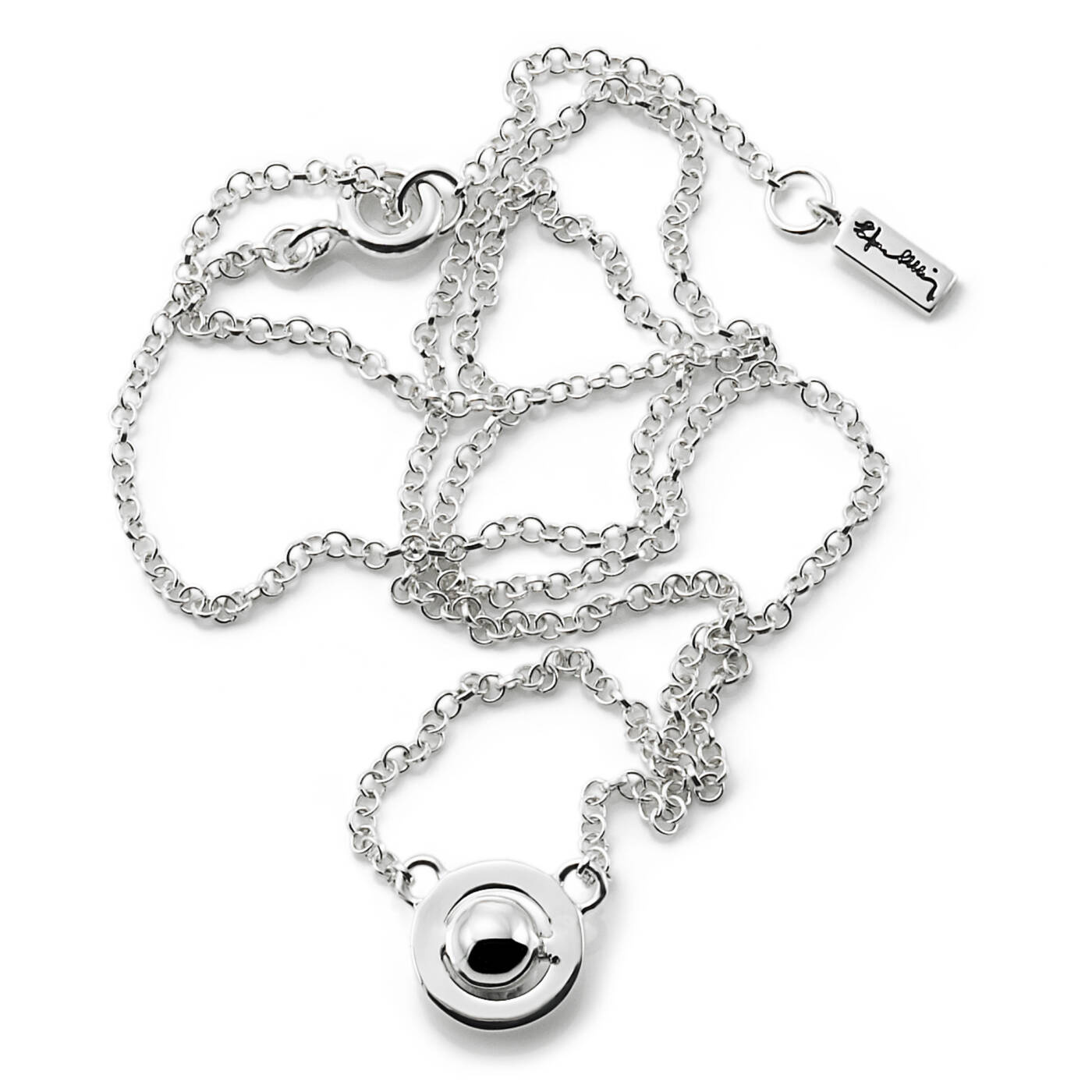 Mini Planet Necklaces Silver 42-45 cm