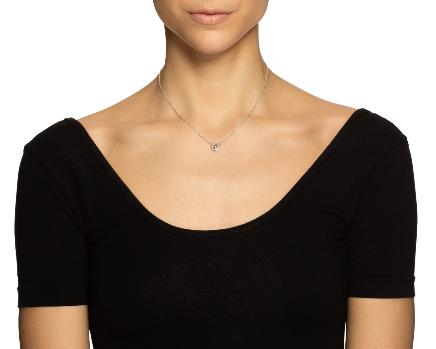 Mini Planet Necklaces Silver 42-45 cm