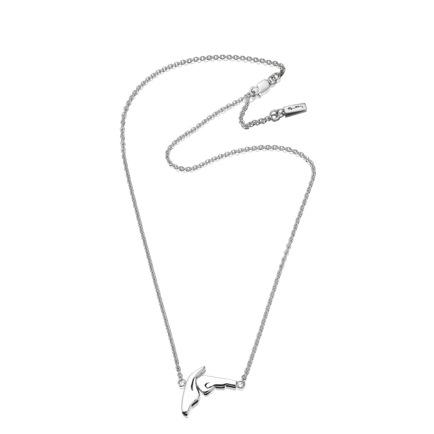 Hold Back Necklaces Silver 42-45 cm