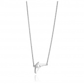 Hold Back Necklaces Silver 42-45 cm