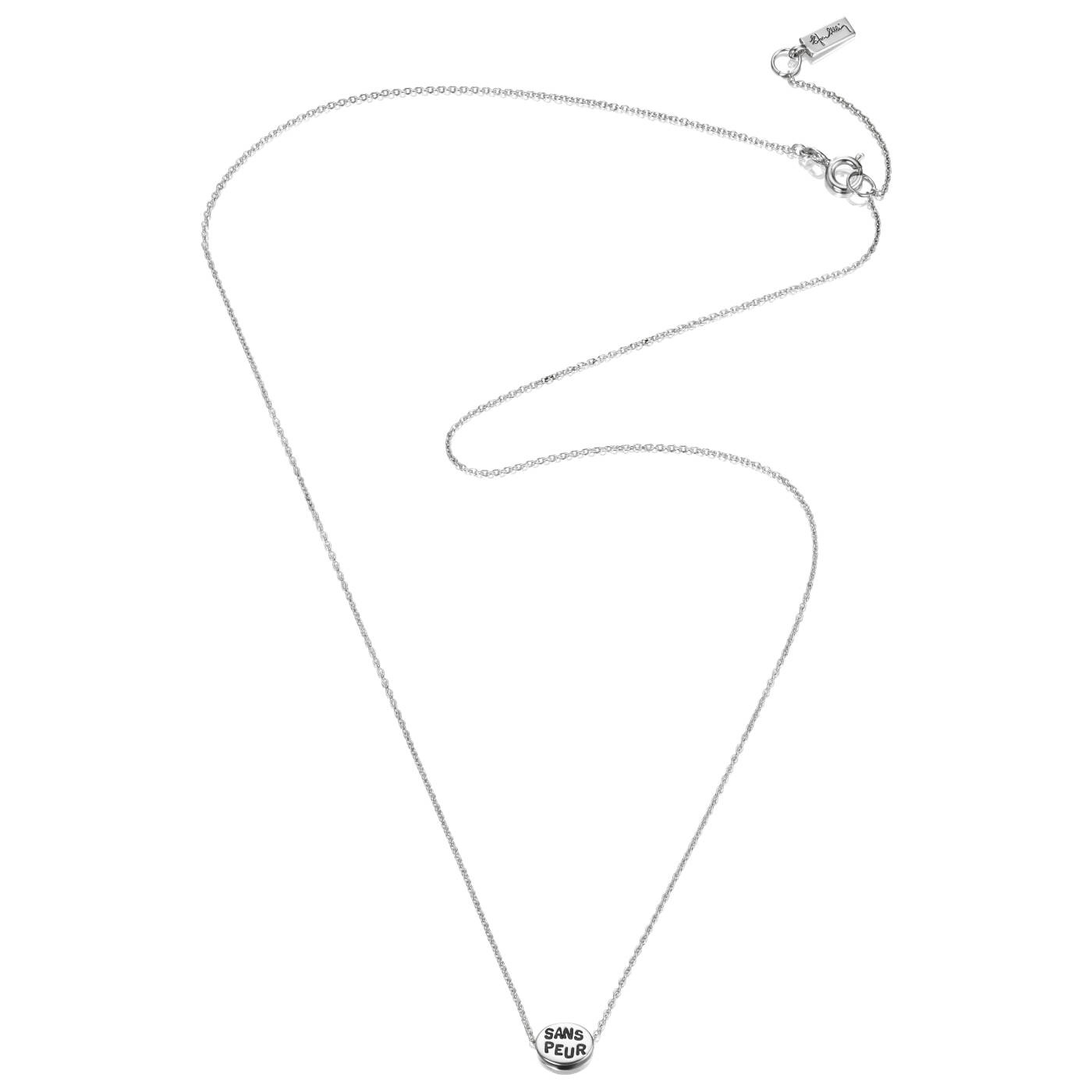 Mini Me Sans Peur Necklaces Silver 42-45 cm