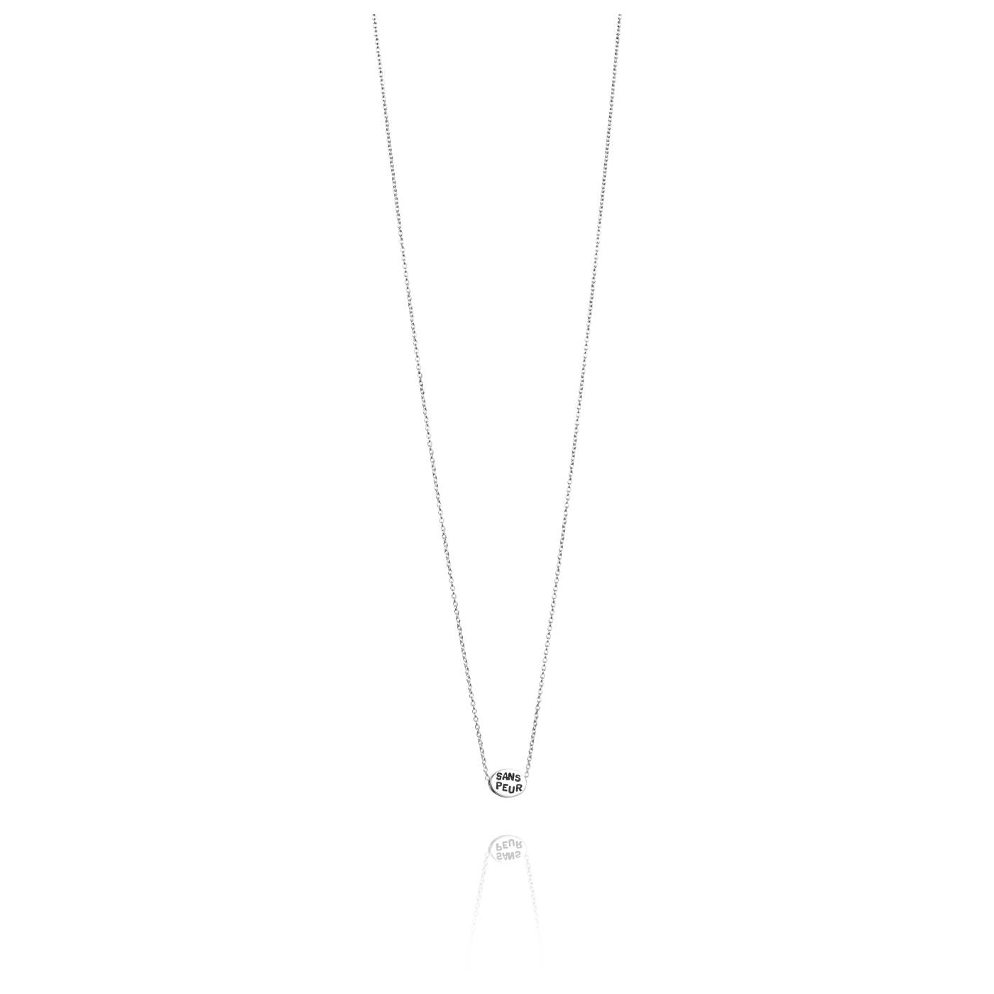 Mini Me Sans Peur Necklaces Silver 42-45 cm
