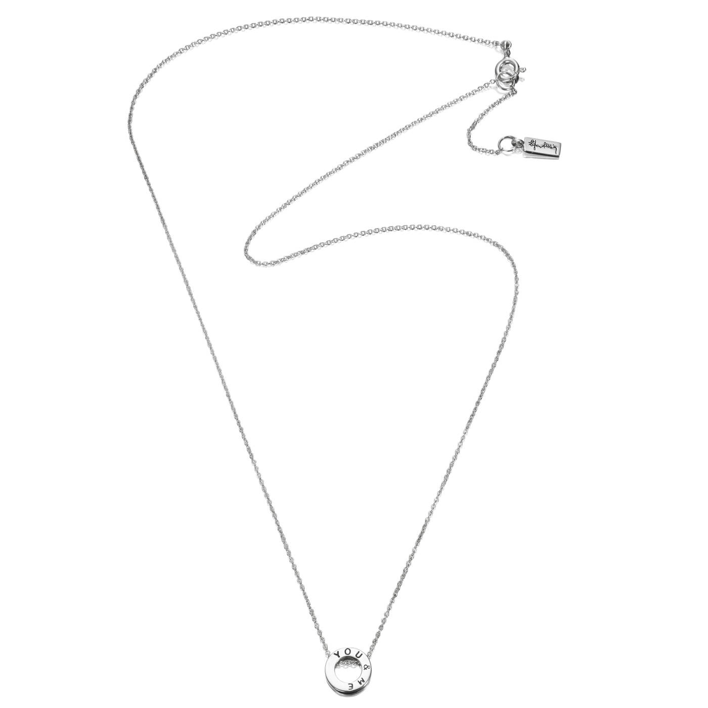 Mini Me You & Me Necklaces Silver 42-45 cm
