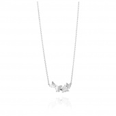 Little Miss Butterfly Air Necklaces Silver