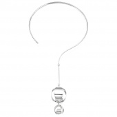 Balloons Collar Necklace Silver