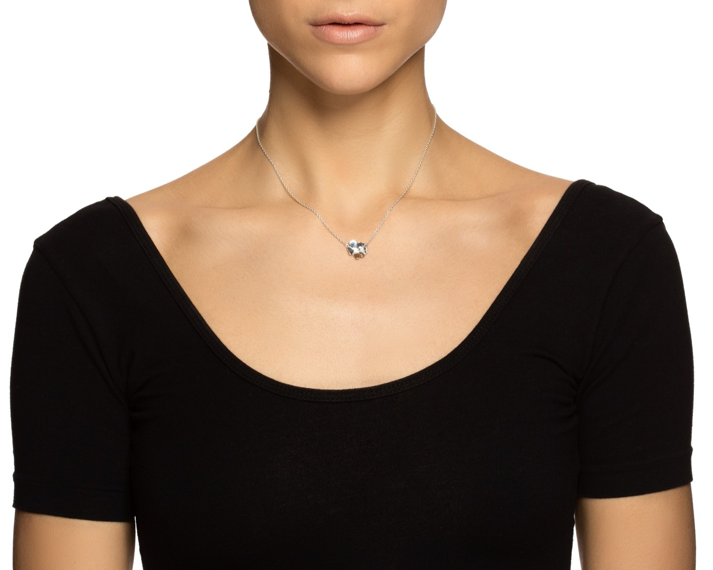 Violet Necklaces Silver