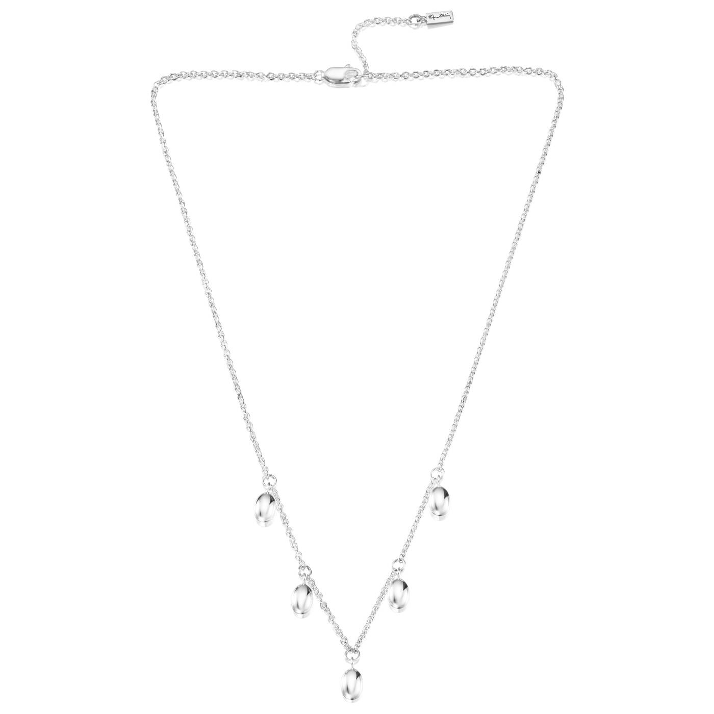 Love Beads Plain Necklaces Silver 42-45 cm
