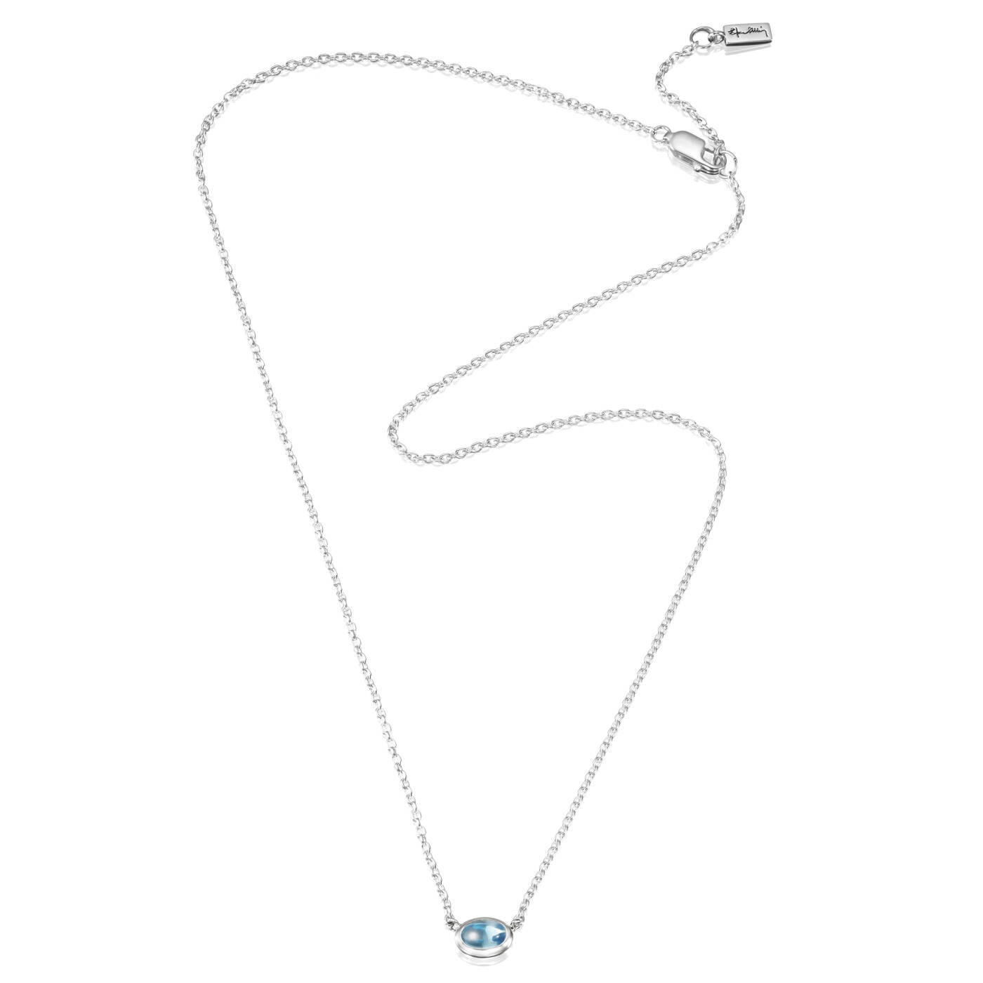 Love Bead Silver - Topaz Necklaces Silver