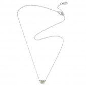 Love Bead Silver - Green Quartz Necklaces Silver