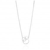 Bubbles Necklaces Silver 42-45 cm