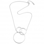 Big Bubbles Necklaces Silver 42-45 cm