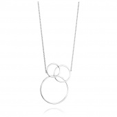 Big Bubbles Necklaces Silver 42-45 cm