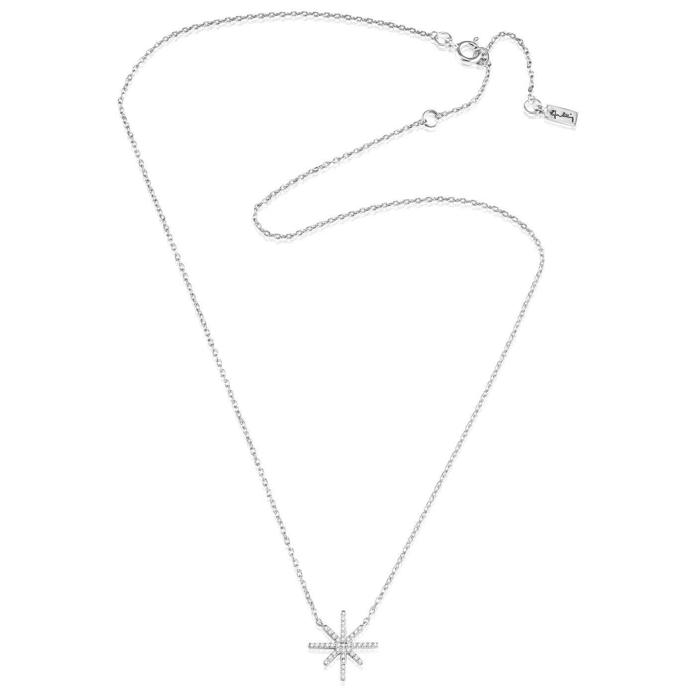 Beam & Stars Single Necklaces Silver 42-45 cm