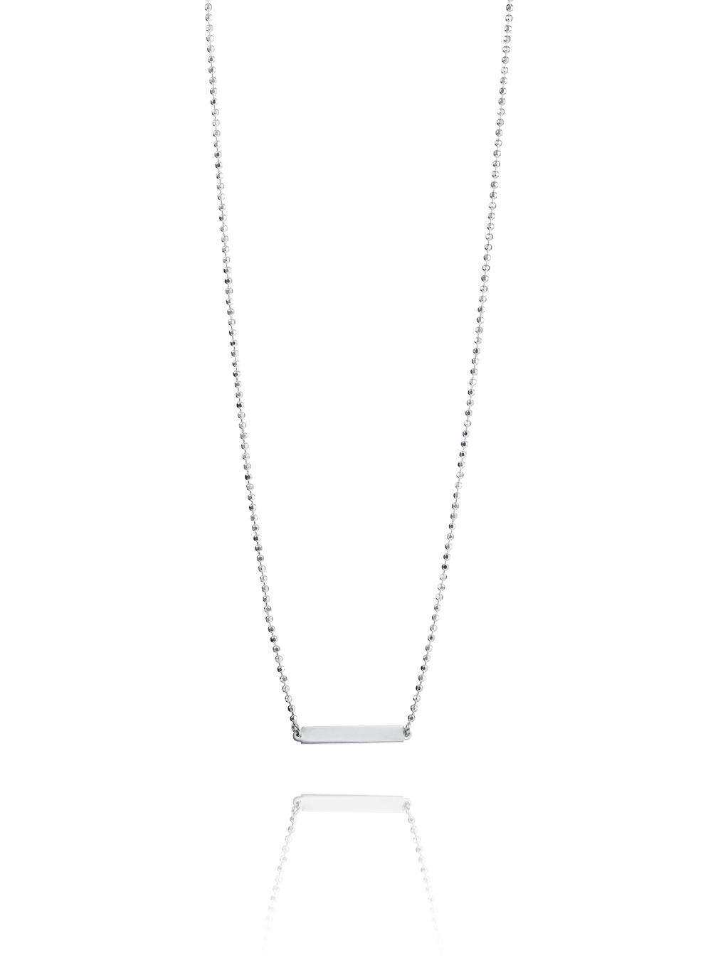 Power Plates Necklaces Silver 42-45 cm