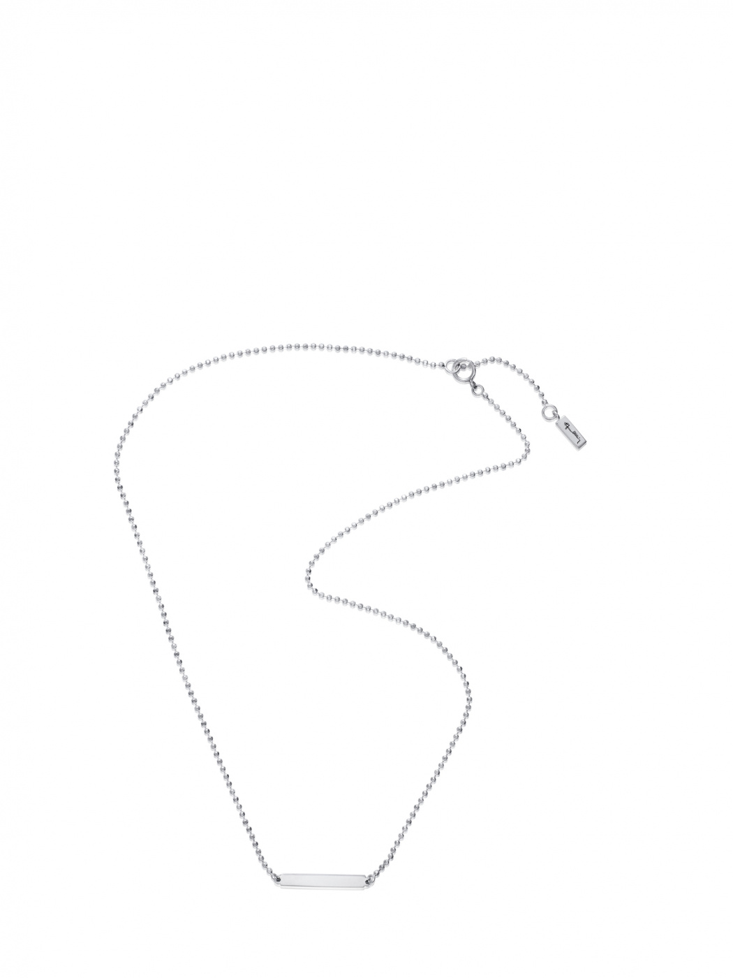 Power Plates Necklaces Silver 42-45 cm