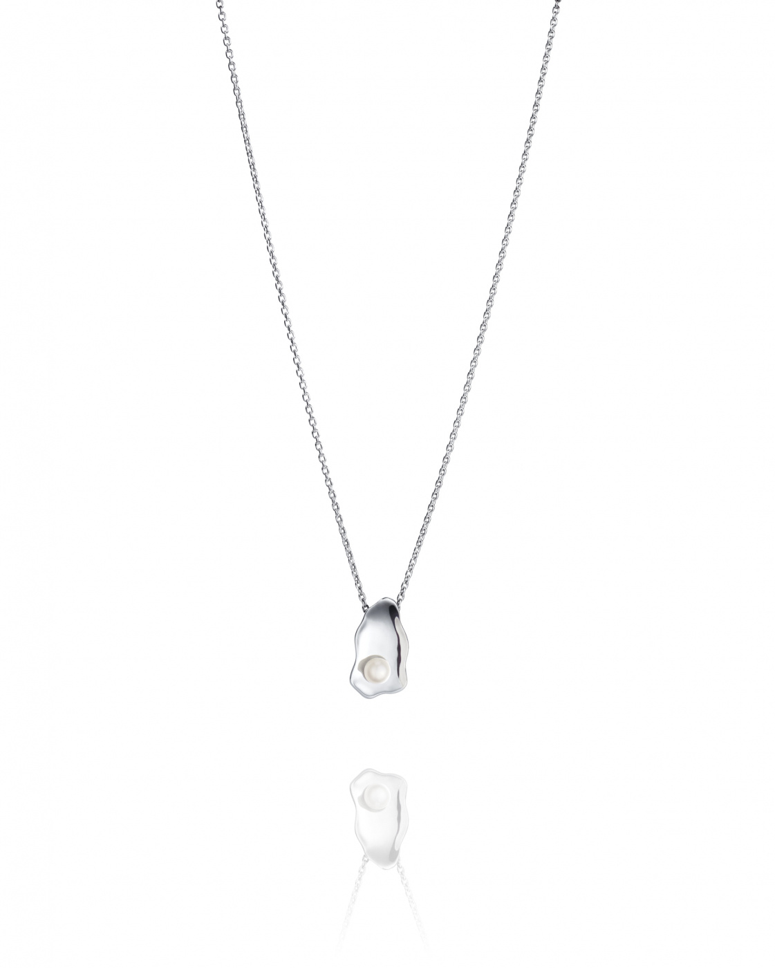 Oyster Necklaces Silver