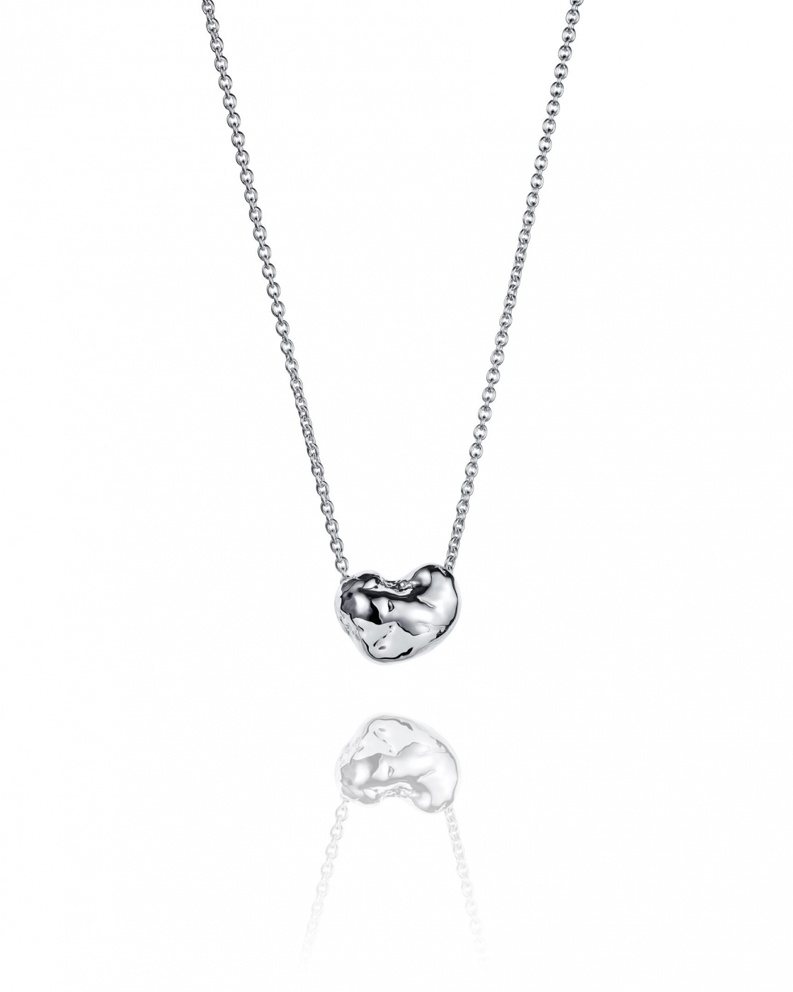 Cashew Necklace Silver