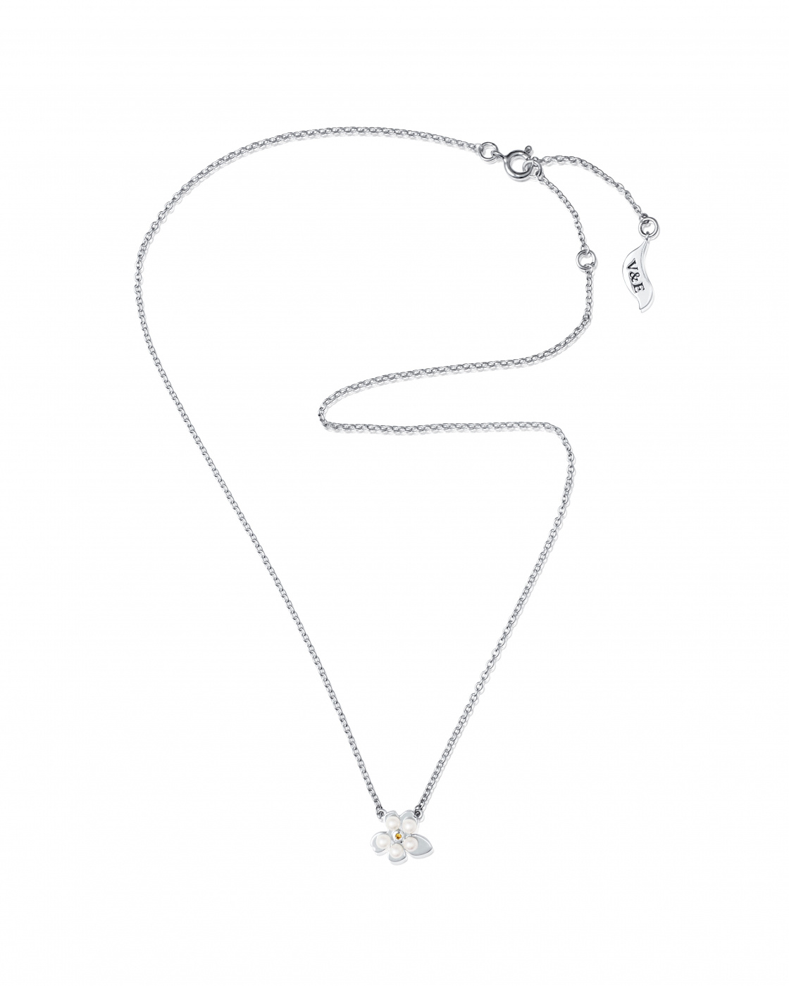 Forget-me-not Necklace Silver