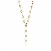Ring Chain & Stars Necklaces Gold