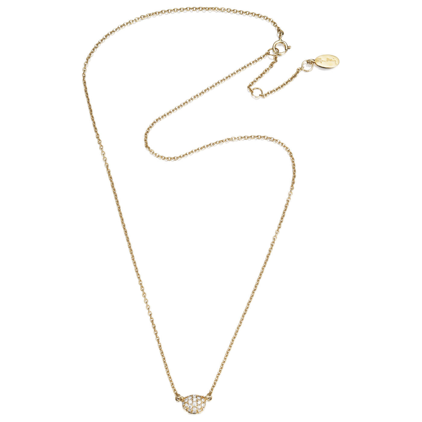 Love Bead - Diamonds Necklaces Gold 38-42 cm