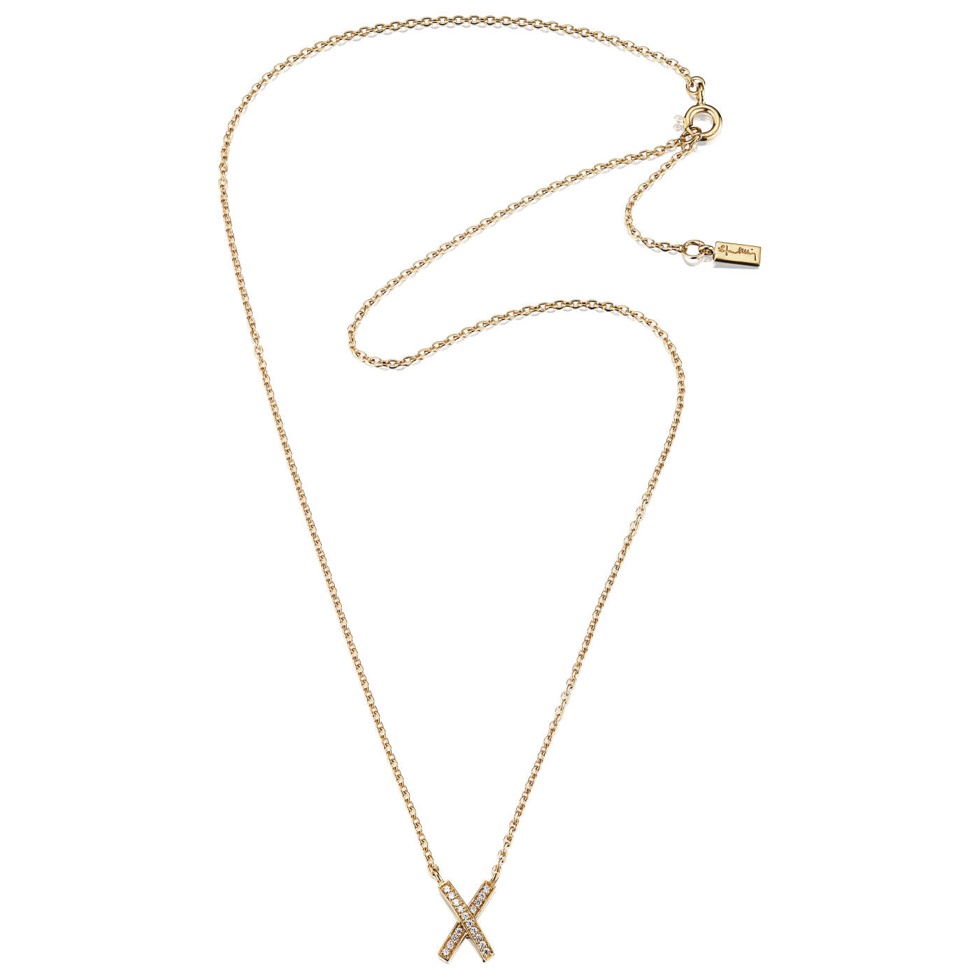 Kisses & Stars Necklaces Gold