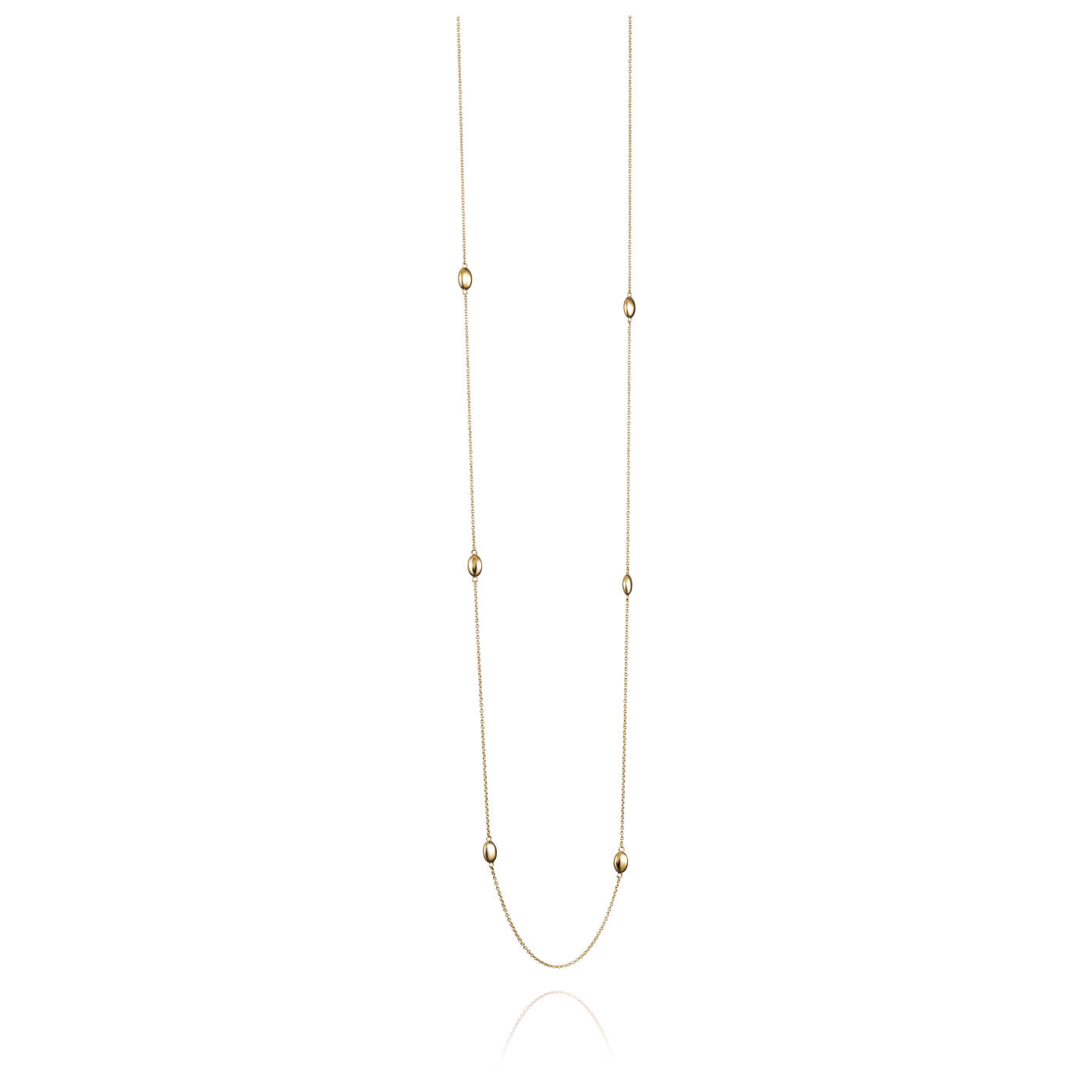 Love Bead Long - Gold Necklaces Gold
