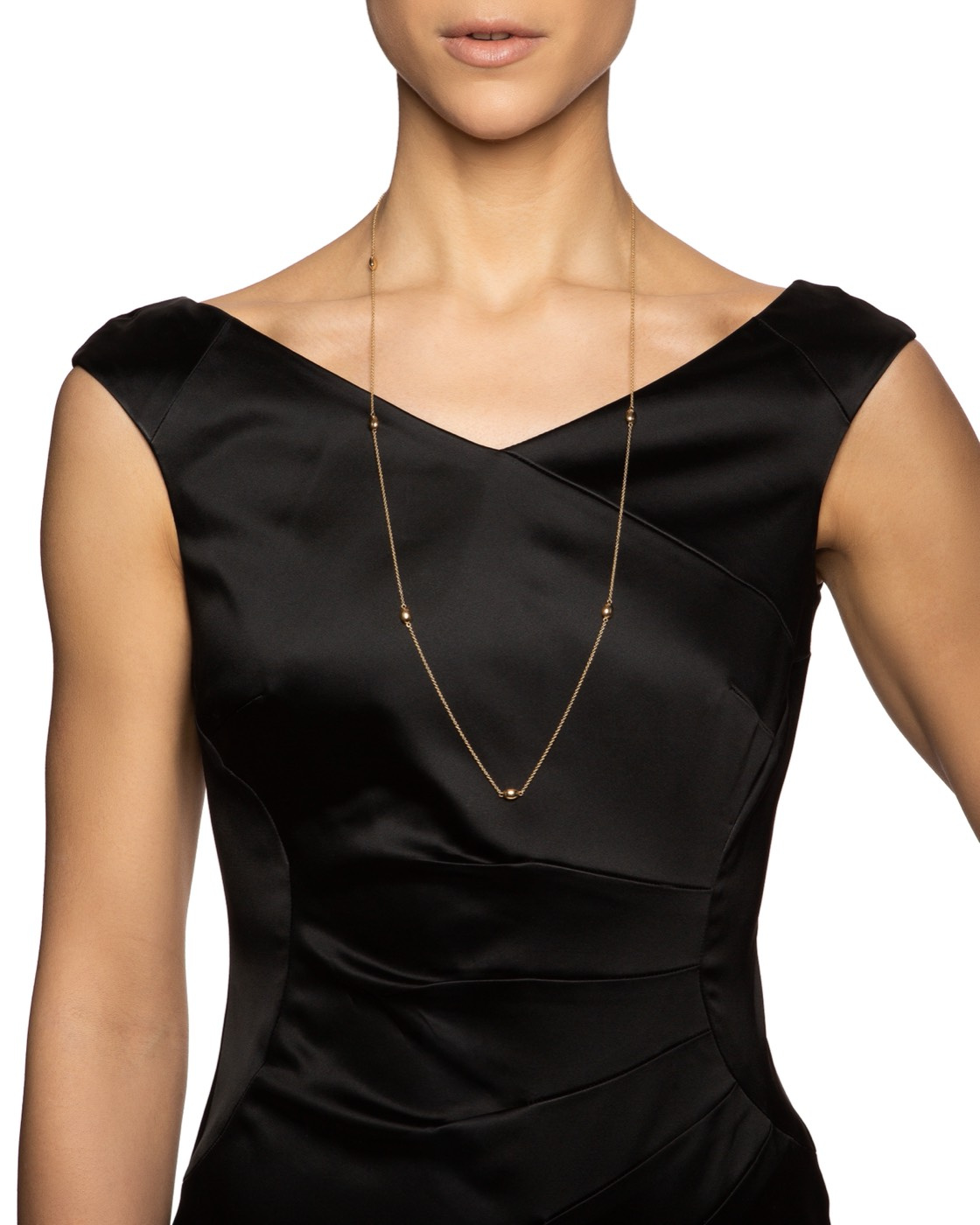 Love Bead Long - Gold Necklaces Gold