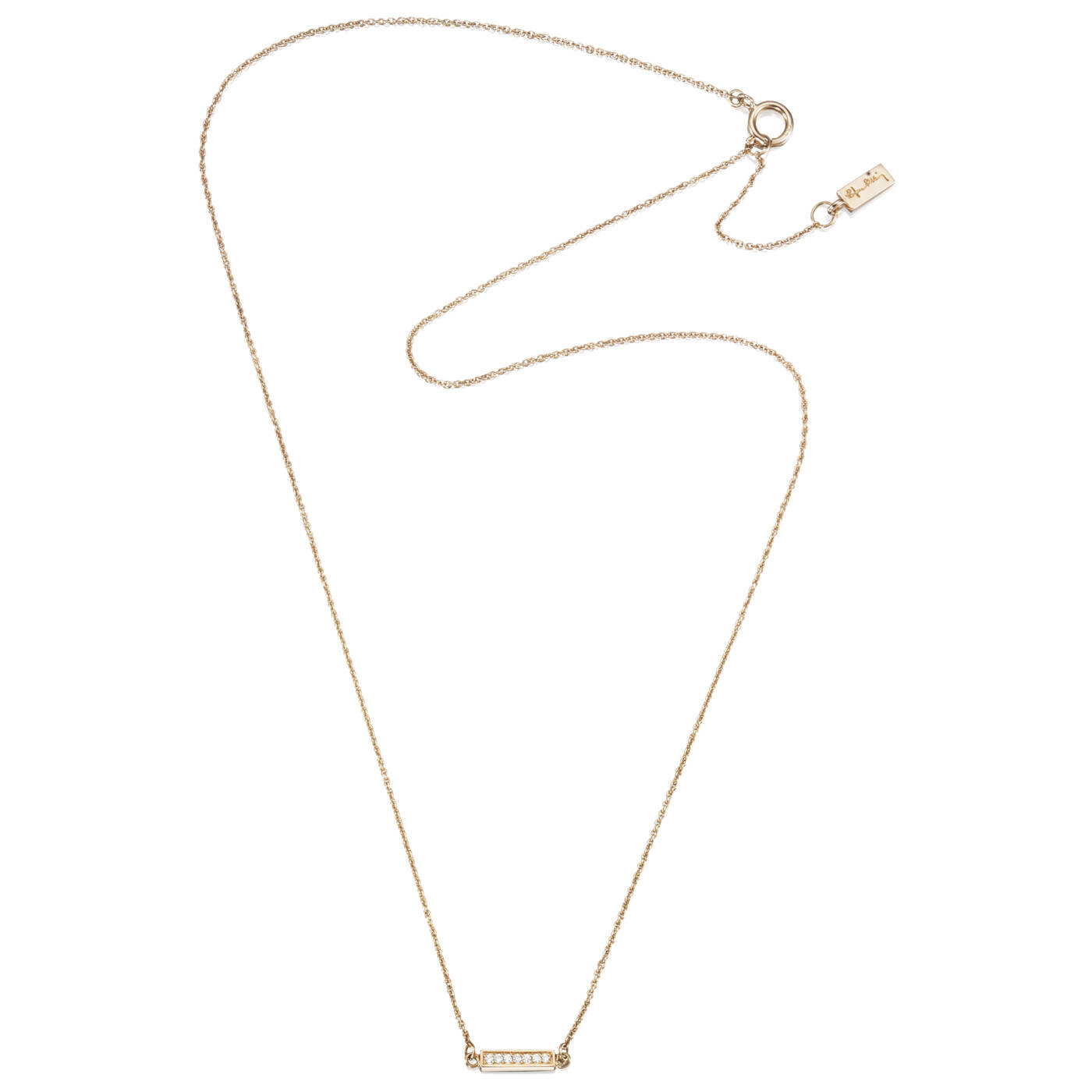 Thin Stars Necklaces Gold 42-45 cm