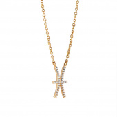 Double Trouble & Stars Necklaces 40-45cm Gold
