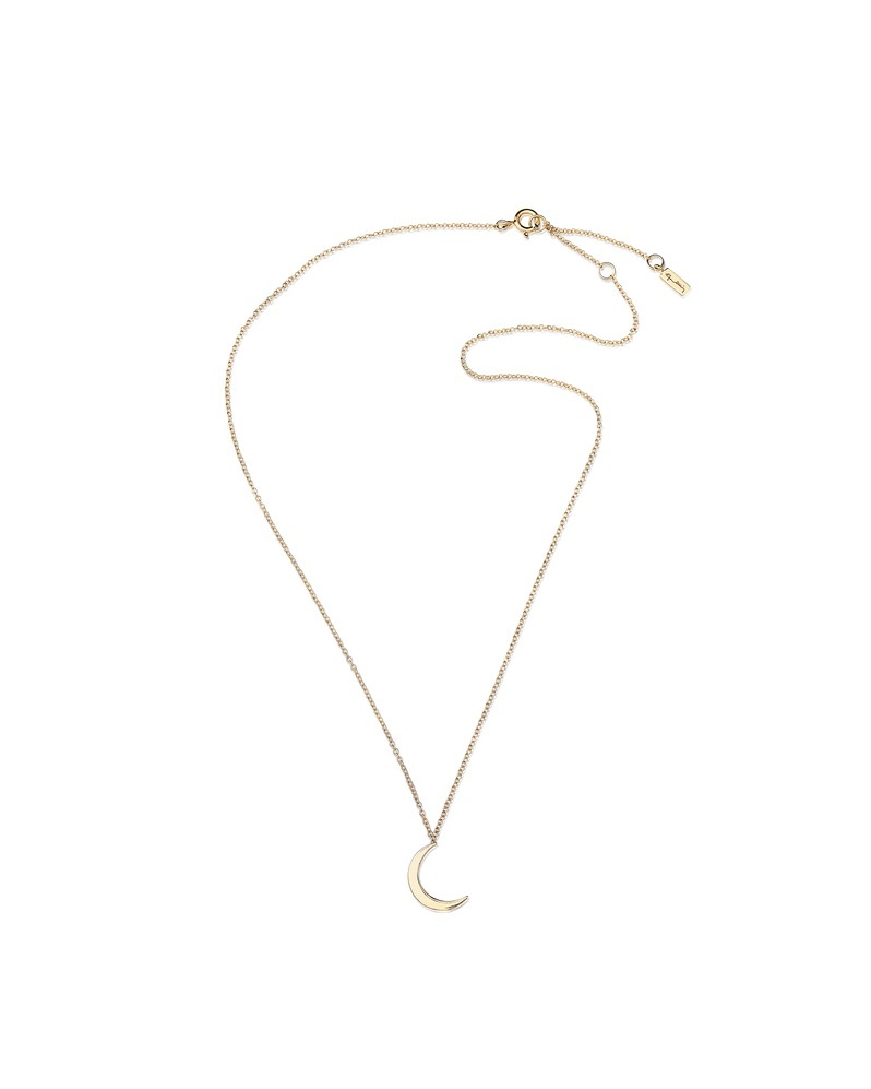 Pencez Moon Necklaces Gold 40-45 cm