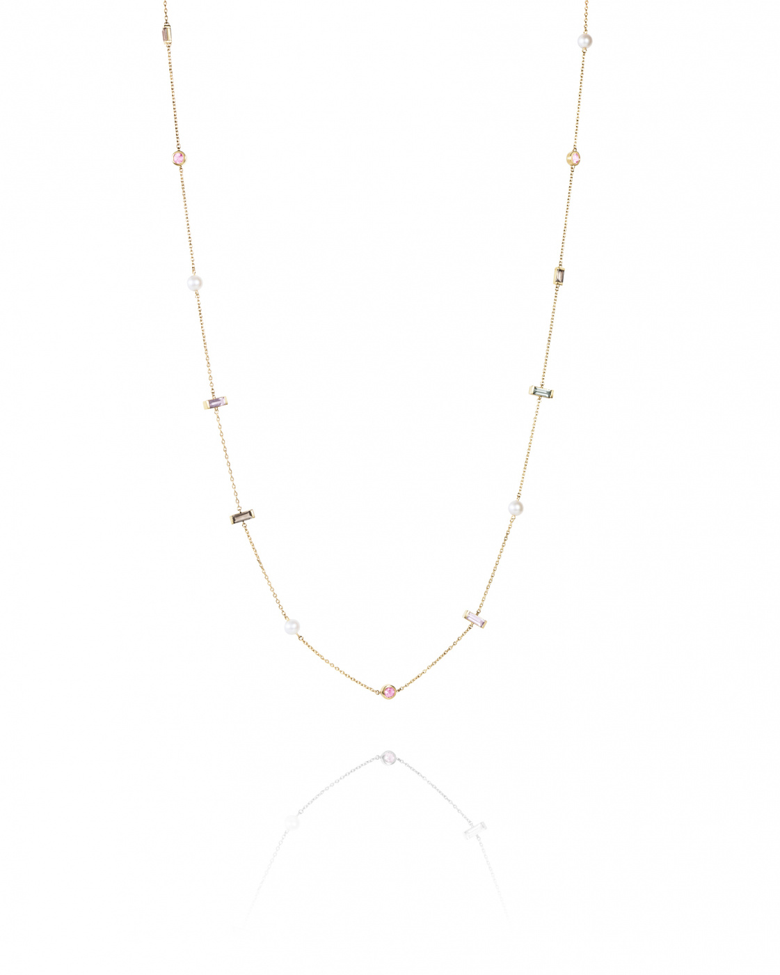 Dreams & Pearls Flow Necklaces Gold