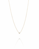 Crown & Stars Necklaces 0.19ct Gold