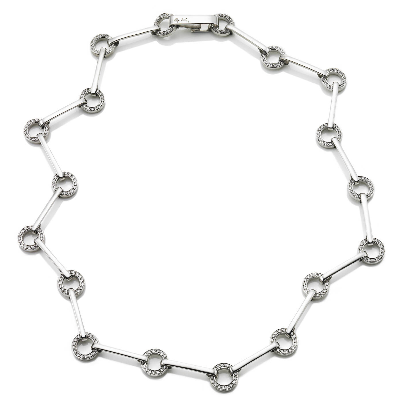Ring Chain & Stars Necklaces White gold