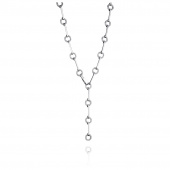 Ring Chain & Stars Necklaces White gold