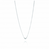 Stud Star Necklaces White gold