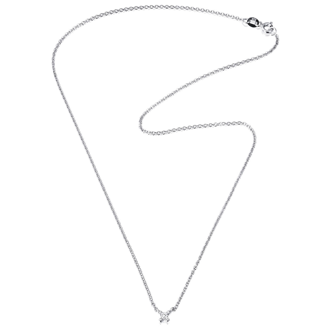 Dolce White Princess Necklaces White gold