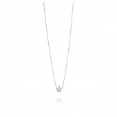 Catch A Falling Star & Stars Necklaces White gold 42-45 cm