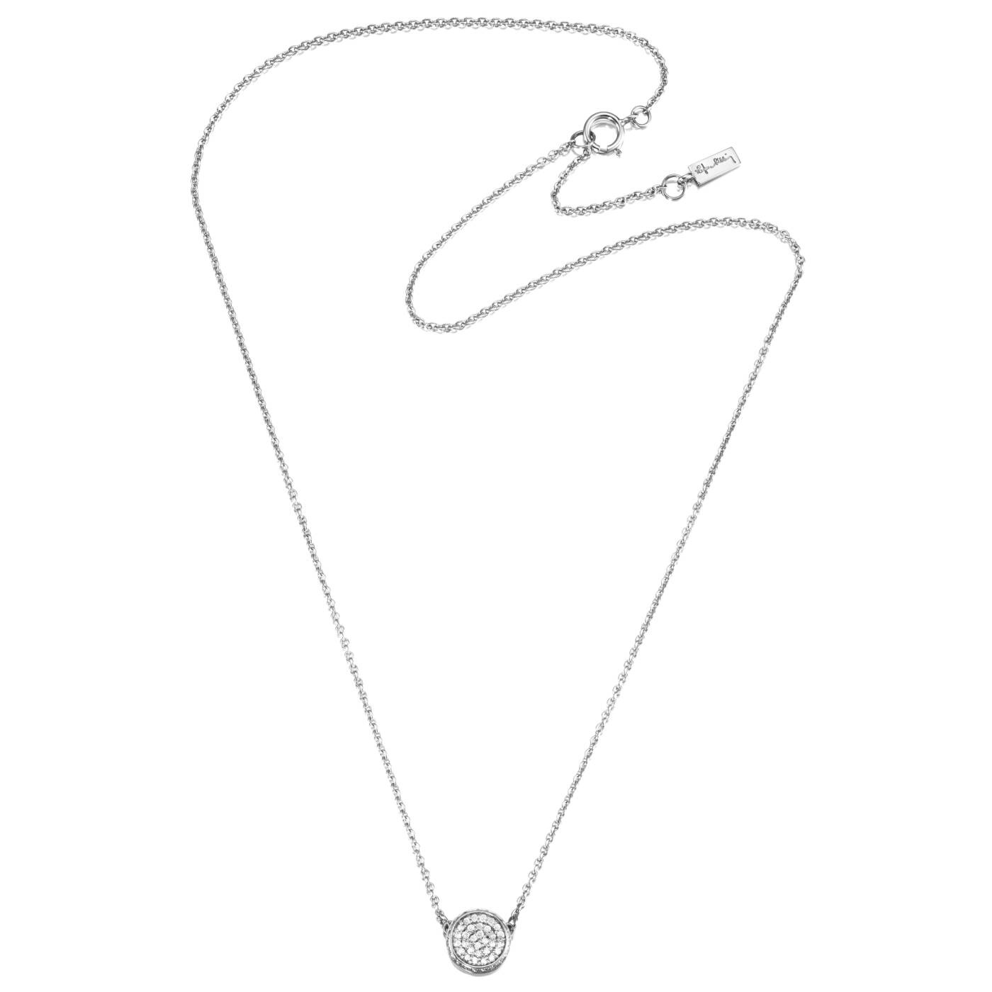 Love Bowl Mini & Stars Necklaces White gold 42-45 cm