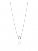 Circle Of Love Necklaces White gold 42-45 cm