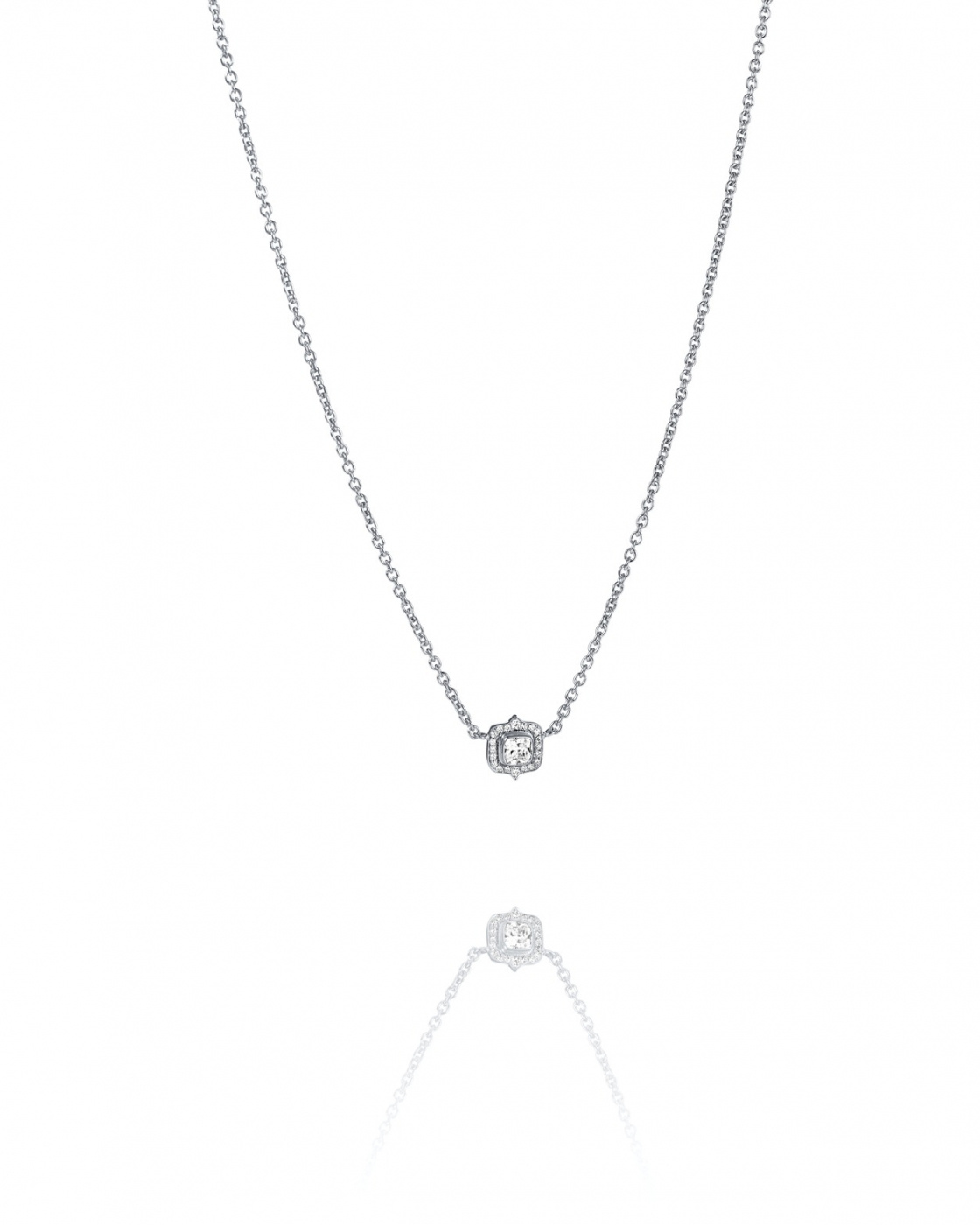 The Mrs Necklaces White gold 0.50ct 40-45 cm