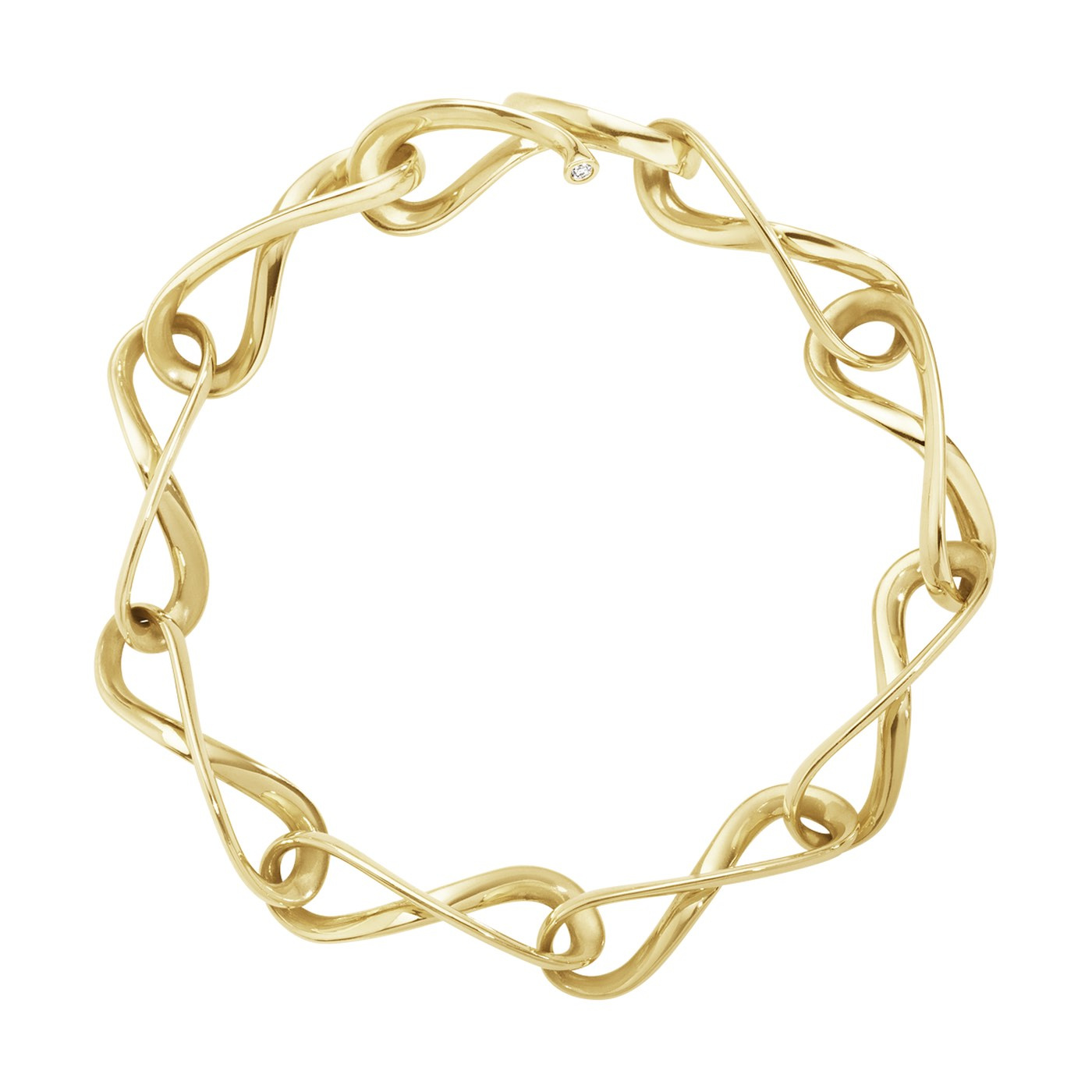 INFINITY Bracelets Gold Diamonds 0.03 ct