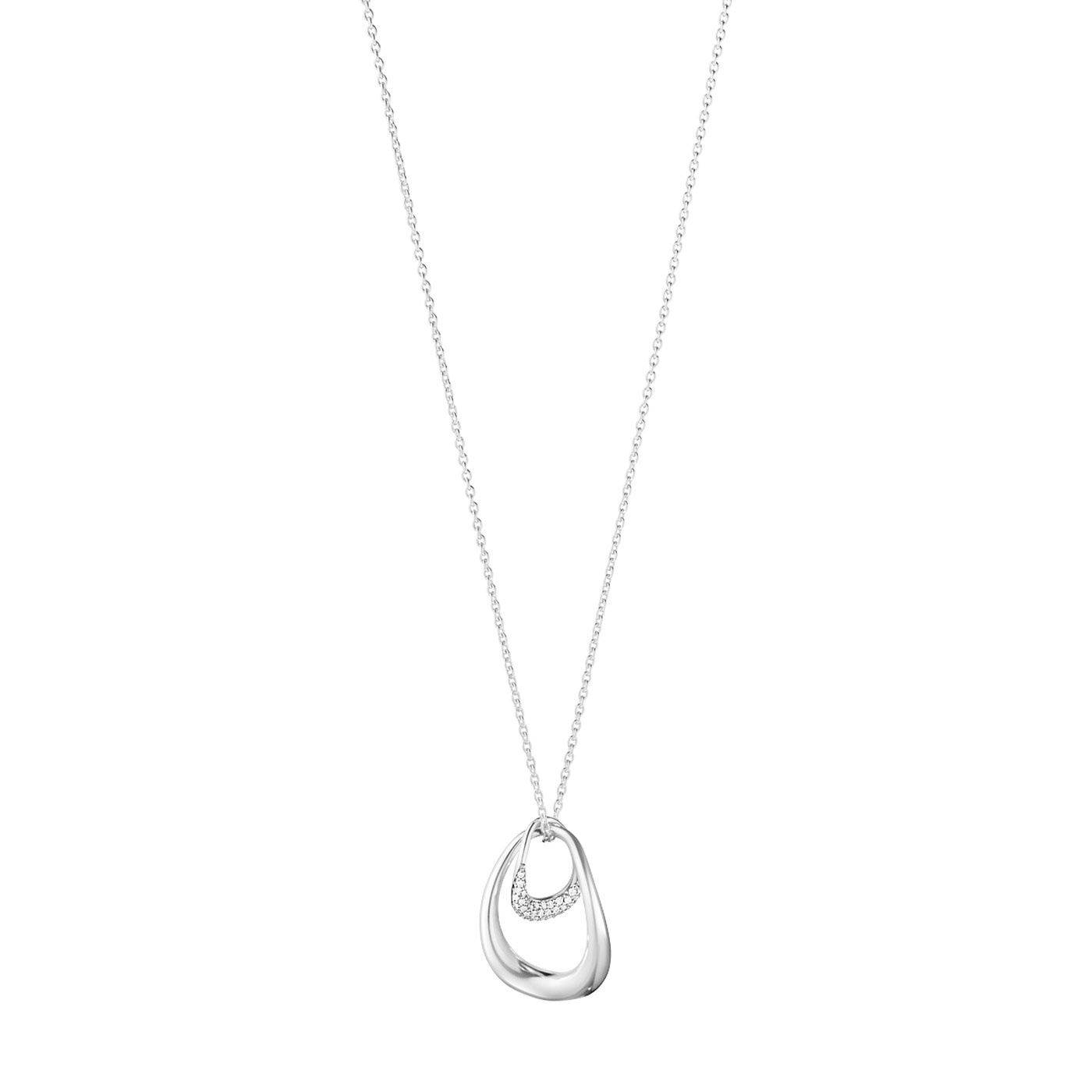 OFFSPRING Pendant Silver Diamonds PAVE 0.08 CT