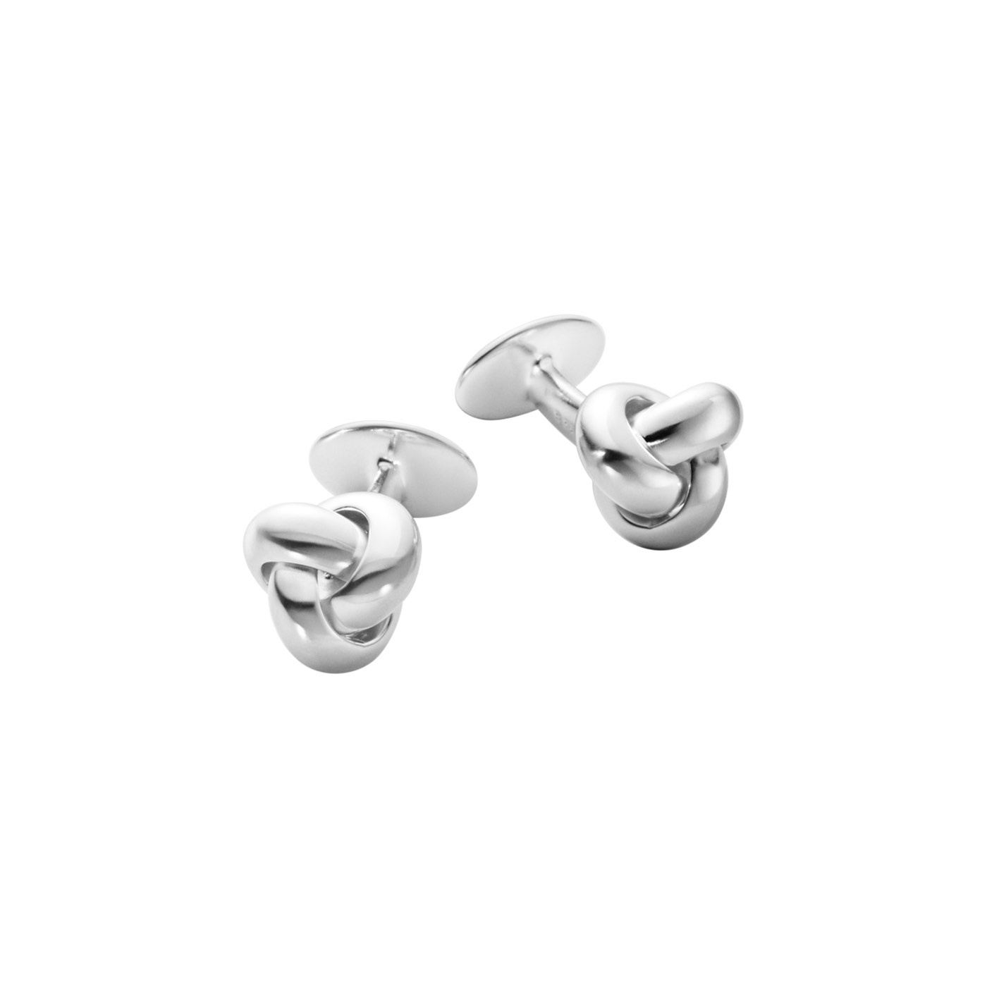 MEN'S CLASSIC KNOT Cufflinks Silver