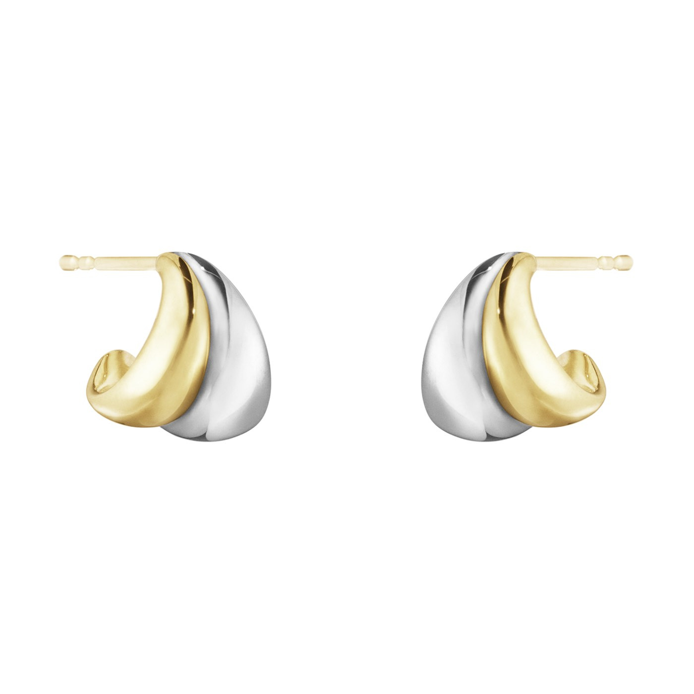 CURVE SMALL Earring Silver Gold