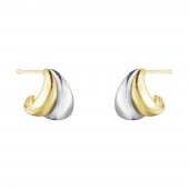 CURVE SMALL Earring Silver Gold